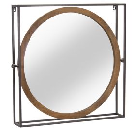 Mirror 24.5" x 24.5"H Mirror/Iron