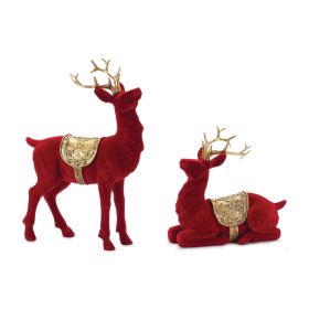 Deer (Set of 2) 6"H, 10"H Resin