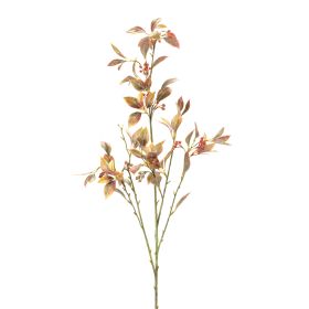 Leaf Spray w/Berry (Set of 2) 43"H Polyester