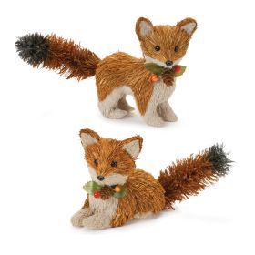 Fox (Set of 8) 5"H, 5.5"H Sisal