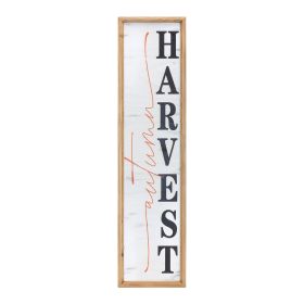 Autumn Harvest Sign 8"L x 32"H Wood