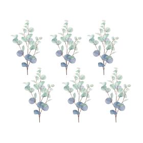 Eucalyptus Spray (Set of 6) 34"H Polyester