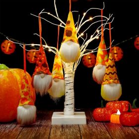 12 Pieces Thanksgiving Gnomes Ornaments Handmade Plush Gnomes Hanging Fall Plush Gnomes Harvest Swedish Elf Gnome Wall Decor Swedish Gnome Table